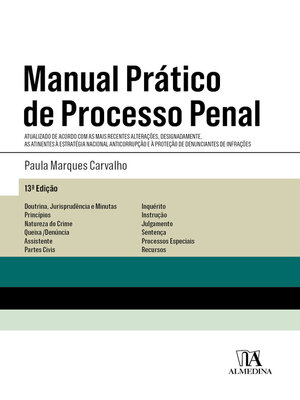 cover image of Manual Prático de Processo Penal--13ª Edição